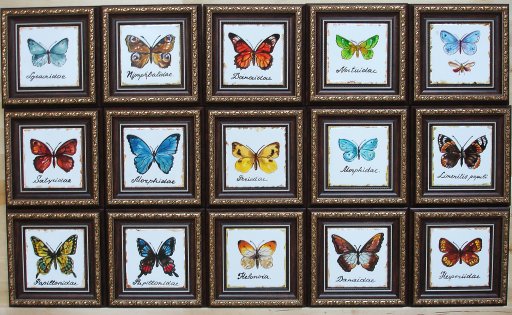 коллекция панно бабочки