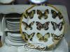 Тарелка 32 см, из коллекции "Бабочки на стене" № 3 , 3500 рублей