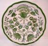 Тарелка по мотивам татарских вышивок, зеленая, 32 см, 2500 рублей