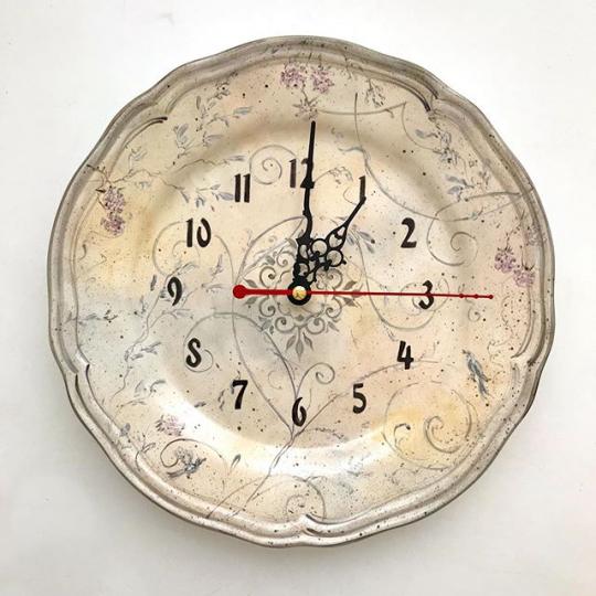 тарелка часы роспись